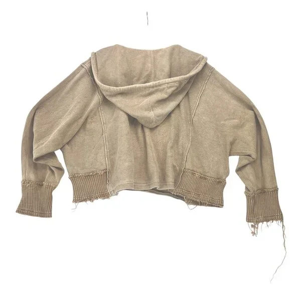 FP movement by Free People Distressed Hoodie Timko Size S - Picture 2 of 12